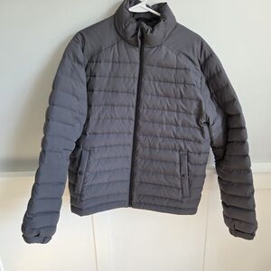 J Crew Gray Men's Puffer Jacket Size Medium Medium - weight Jacket